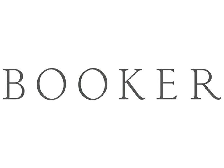 the word booker on a white background