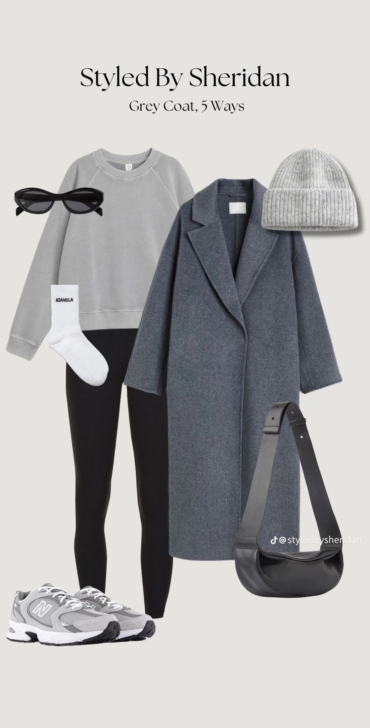 Grey Coat Fall Outfit, Long Grey Winter Coat Outfits, Winter Outfit Cold Freezing, Put Together Winter Outfits, Cosy At Home Outfits, Black Turtleneck Winter Outfit, Grey Beanie Outfit Aesthetic, All Saints Outfits Women, Winter In Paris Outfit Cold Weather