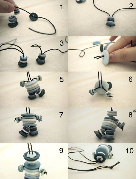 the instructions for making an origami robot with wires and magnets on it