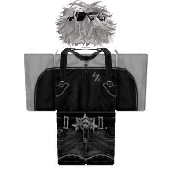 a black and white photo of an animal with sunglasses on it's head, in front of a bag