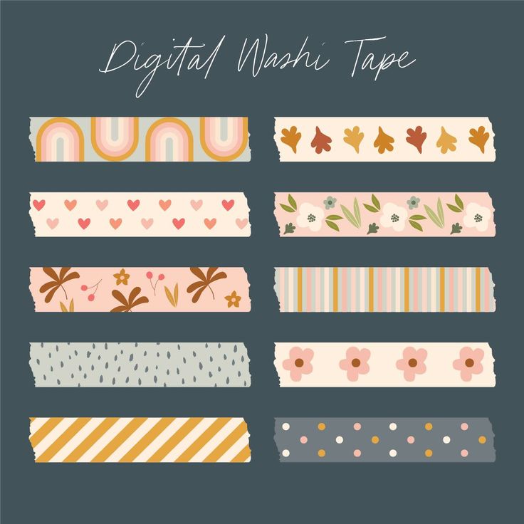 digital bullet journal stickers png free Digital Washi Tape Png, Digital Bullet Journal Template, Washi Tape Digital, Digital Stationary, Bullet Journal Template, Digital Washi, Notes Stickers, Meal Planner Printable Free, Washi Tape Stickers