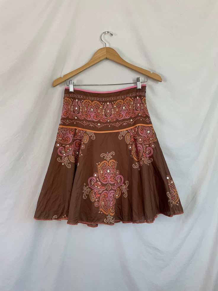 Y2k Style Brown Skirt For Spring, Brown Fitted Y2k Skirt, Y2k Brown Skirt For Spring, Y2k Style Fitted Brown Skirt, Brown Y2k Skirt For Spring, Brown Y2k Summer Skirt, Vintage Bottoms, Brown Fairy, Edgy Fits