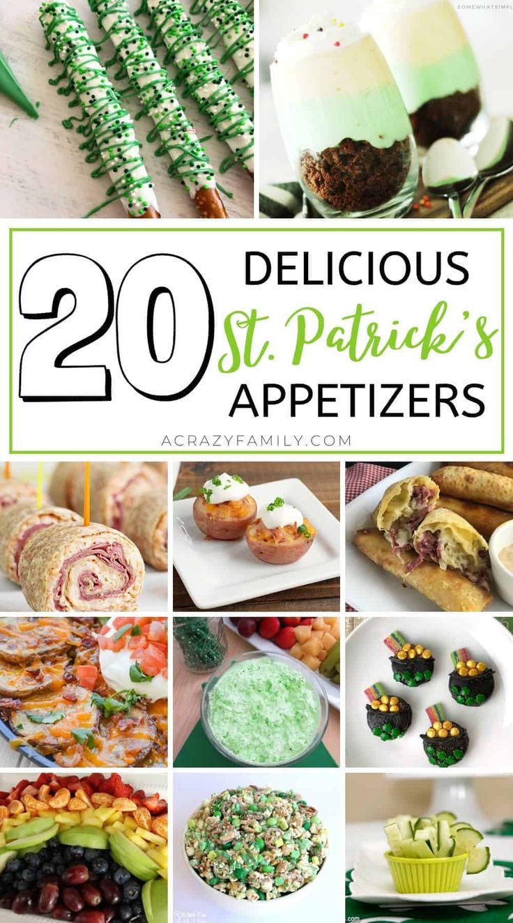 the top 20 delicious st patrick's appetizers for st patrick's day