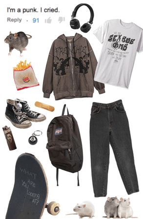 Rat Outfit, Grunge Boy Outfits, Ftm Fashion, Ftm Outfits, Skater Boy Outfits, Trans Outfit, Skate Outfit, Skater Outfit, Masc Outfits