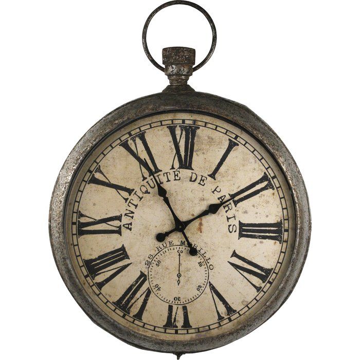 an old pocket watch with roman numerals