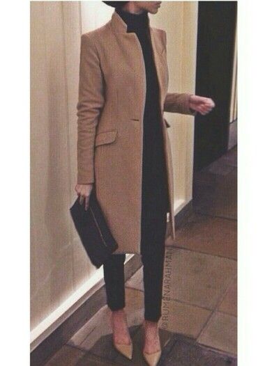 Tan Coat, Business Outfit, Work Style, Casual Winter Outfits, 가을 패션, Mode Inspiration, Business Attire, Work Attire, Fashion Mode