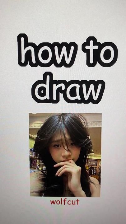 a poster with the words how to draw on it