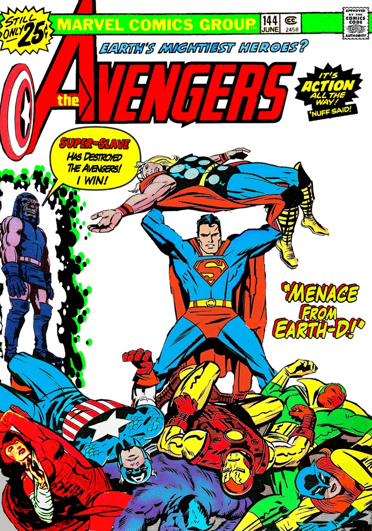 an image of the avengers comics cover