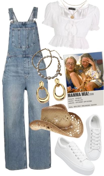 Mamma Mia Outfit | ShopLook Amanda Seyfried Mamma Mia Outfits, Mamma Mia Concert Outfits, Mamma Mia The Party Outfits, Momma Mia Halloween Costumes, Mamma Mia Dress Up Party, Plus Size Mamma Mia Outfits, Mamma Mia Disfraz, Mamma Mia Clothes Style, Mama Mia Costume Ideas