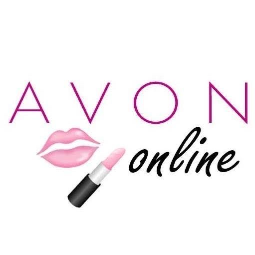 the words ava on line are written in black and white letters with pink lipsticks