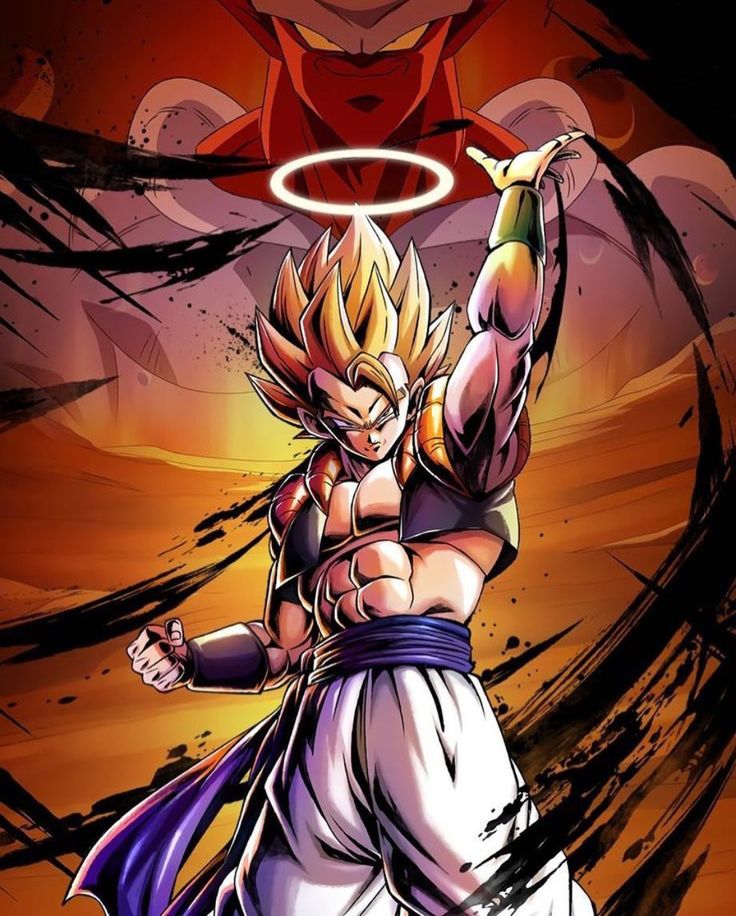 the dragon ball fighter is in action with his frisbee above his head and arms outstretched