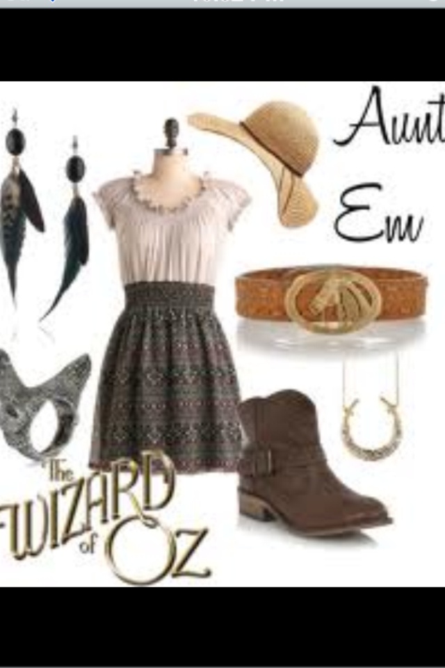 Auntie Em - inspired outfit! cute! Character Wardrobe, Red Herring, Outfit Cute, Dark Mode, The Wizard Of Oz, The Wizard, Alexis Bittar, Geek Chic, Wizard Of Oz