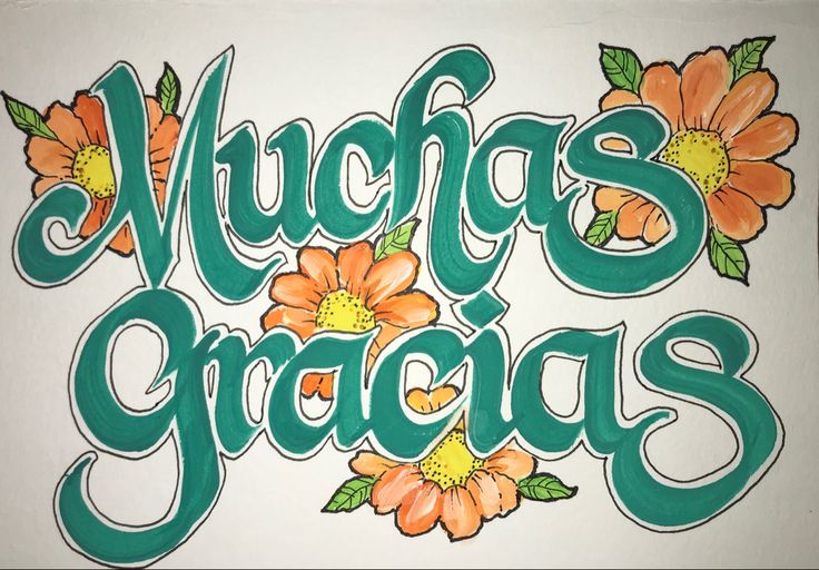 Muchas Gracias | Gracias letra, Gracias tarjeta, Gracias