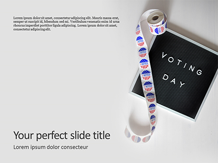 Voting Day Presentation Presentation Template, Master Slide