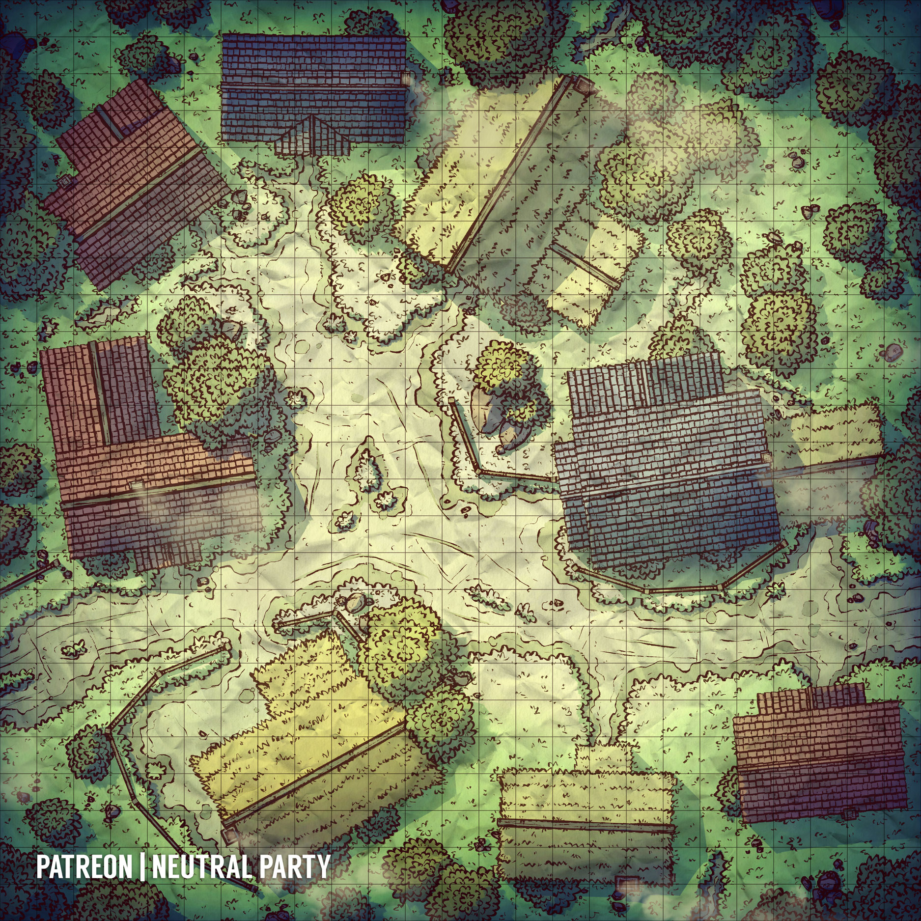 Village Battle Map Dnd Battle Map Dandd Battlemap Dungeons And | Images ...