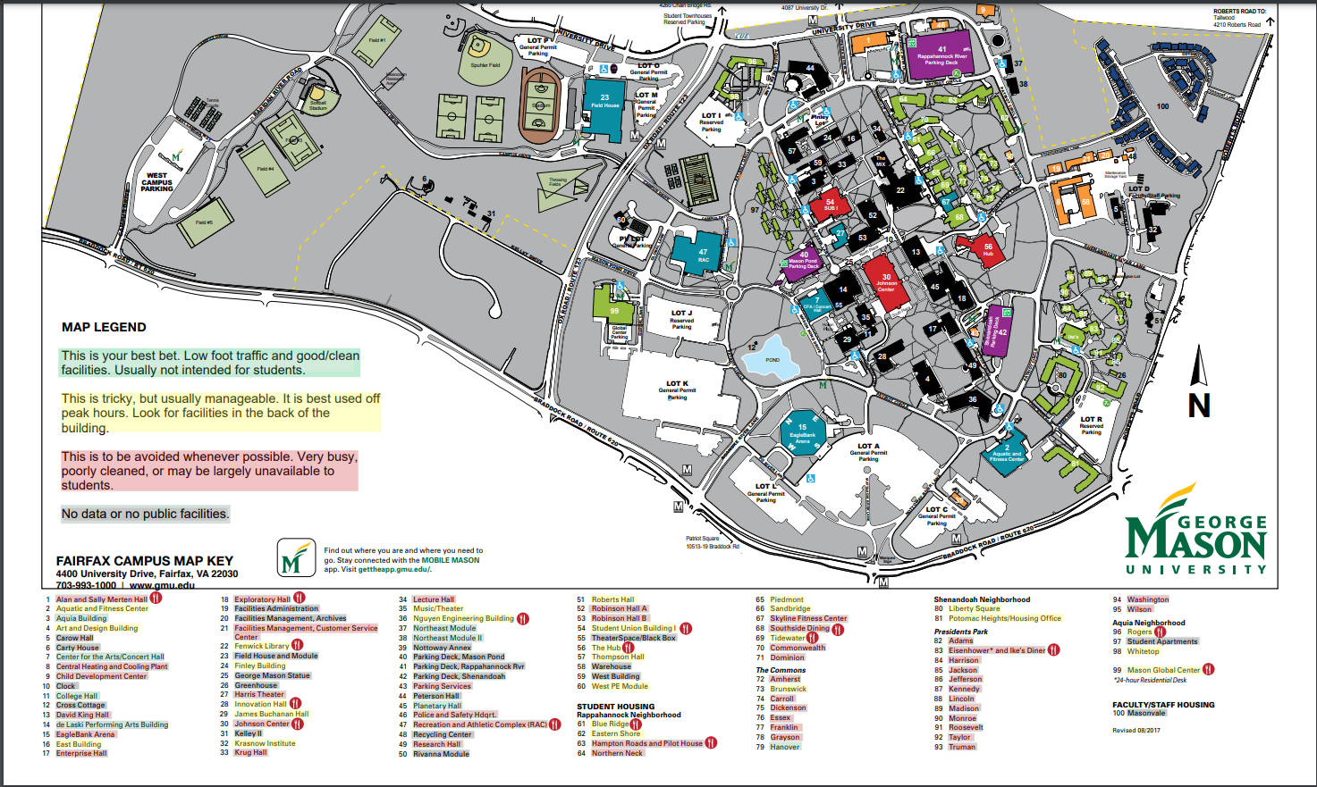 GMU Campus Map