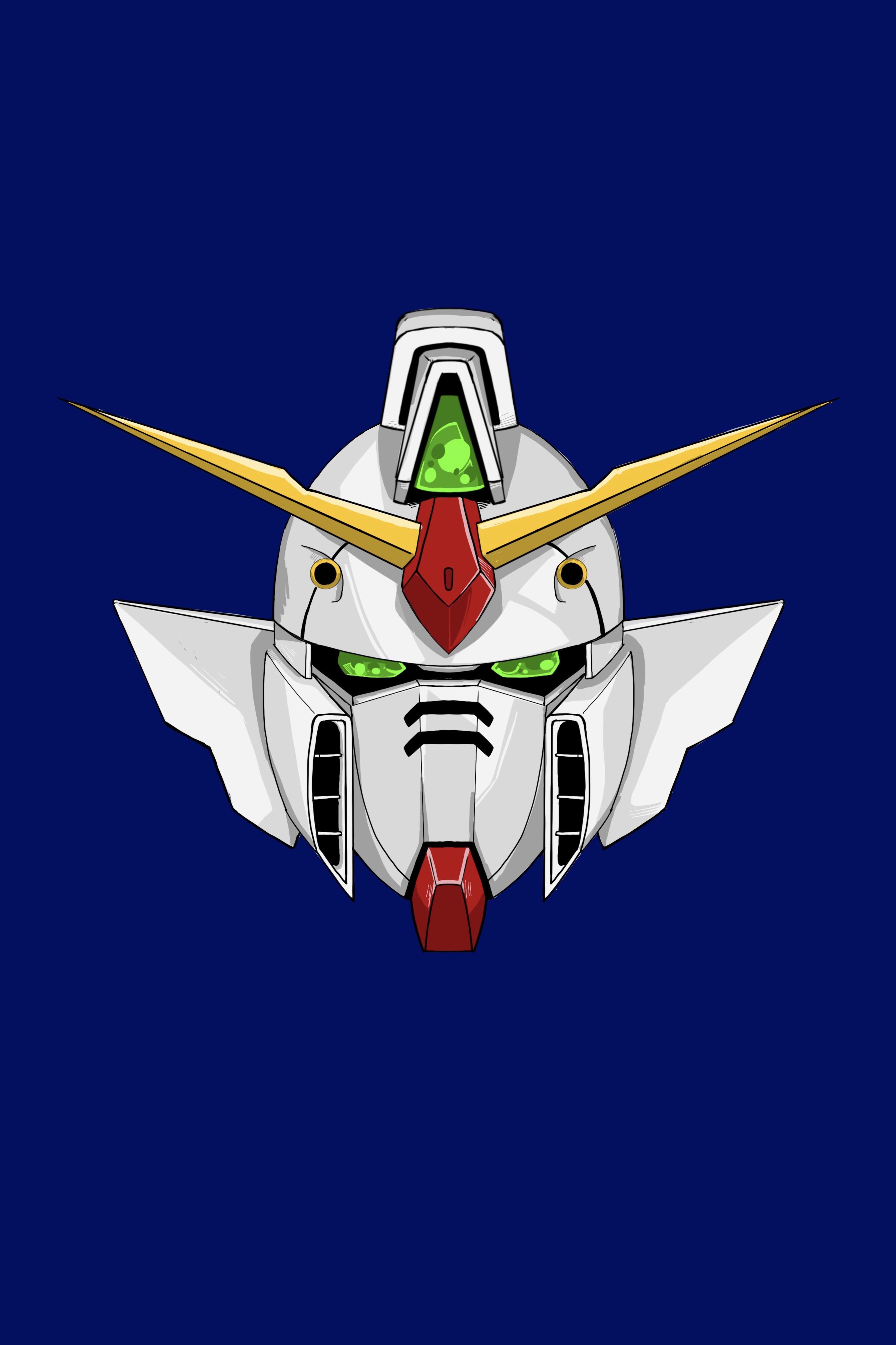 Gundam Head Vector