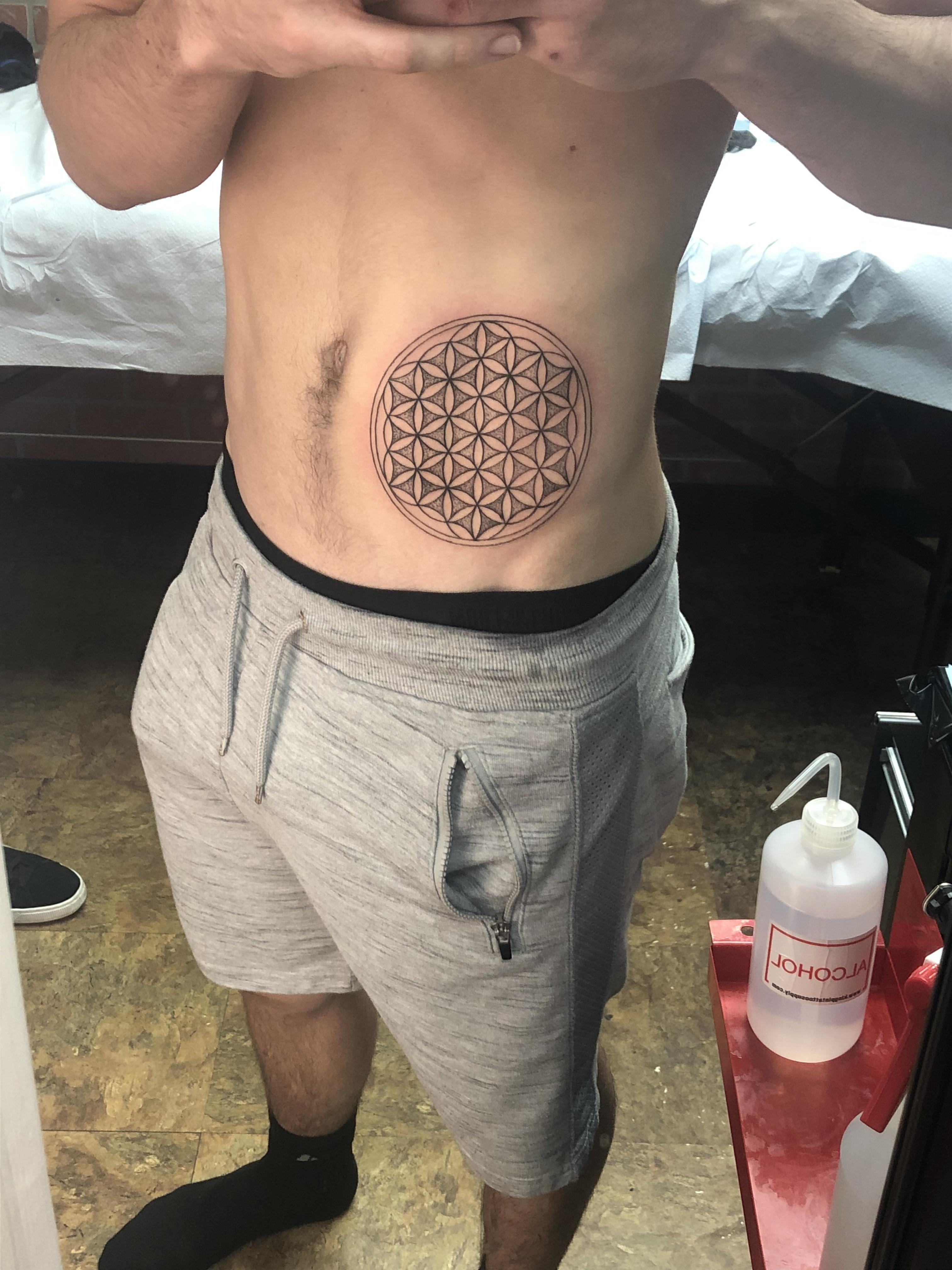 Top 30 Gorgeous Flower Of Life Tattoo Design Ideas 2023 Updated  Saved  Tattoo