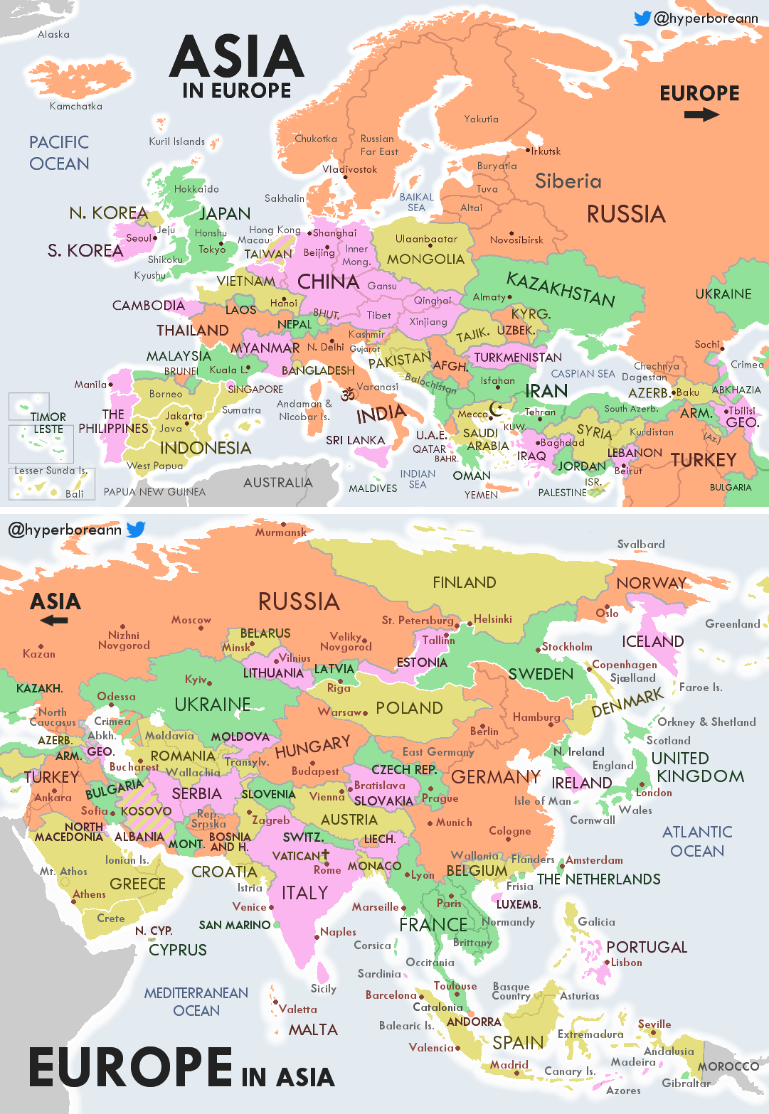 Europe And Asia Map 2024 - United States Map