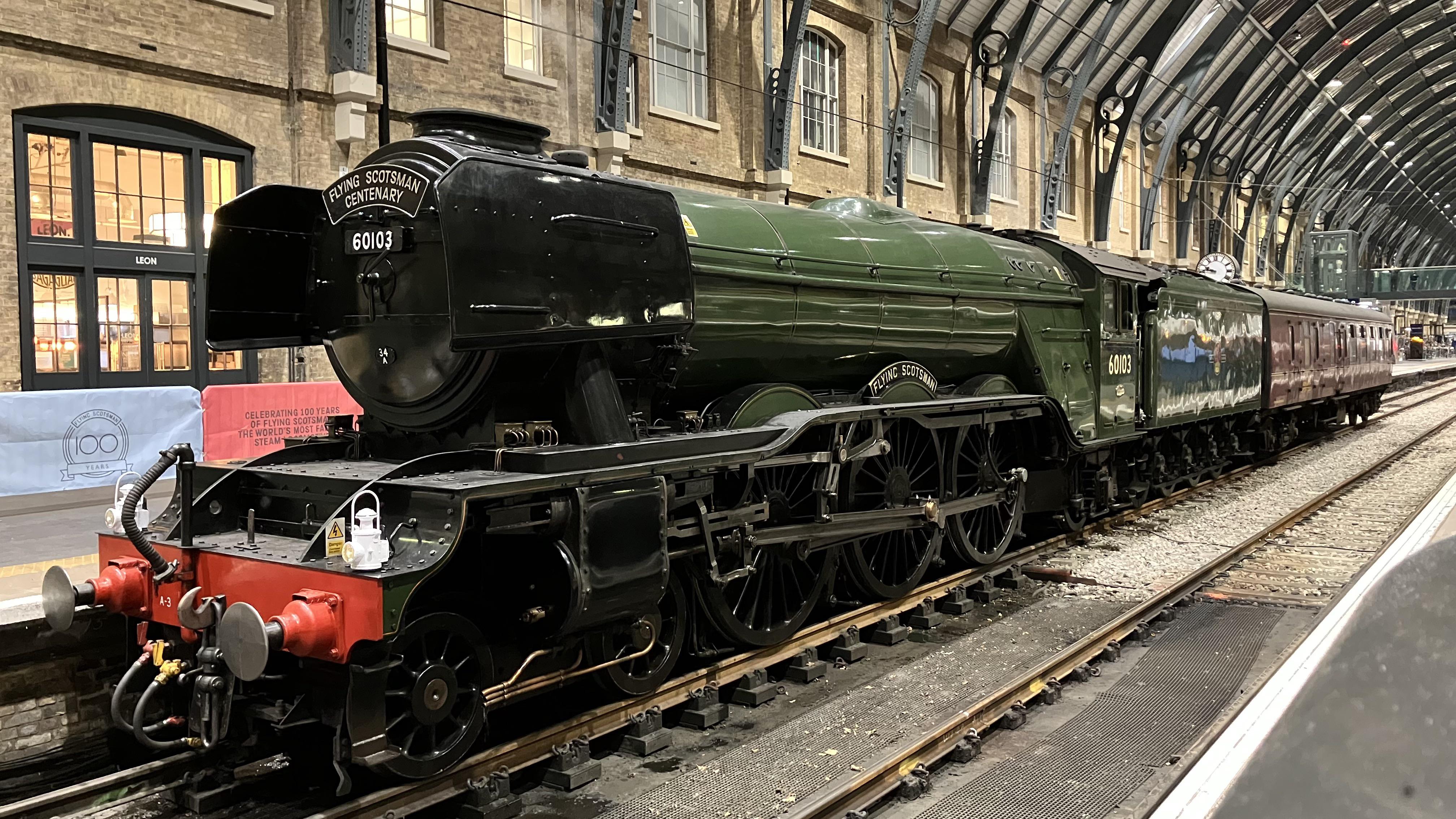 LNER Class A3 4472 Flying Scotsman steam locomotive at London King’s ...