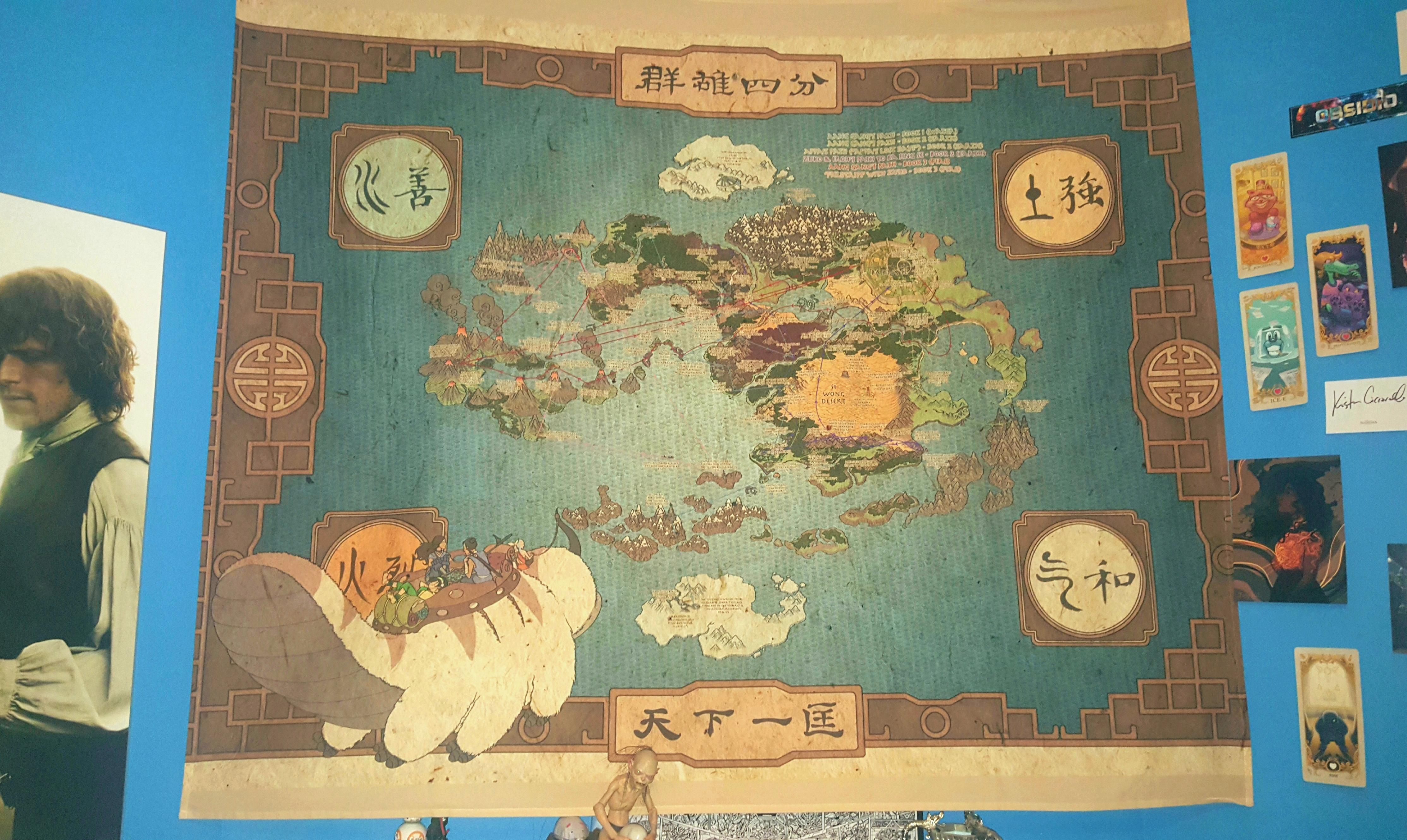 Avatar last airbender world map - jesxx