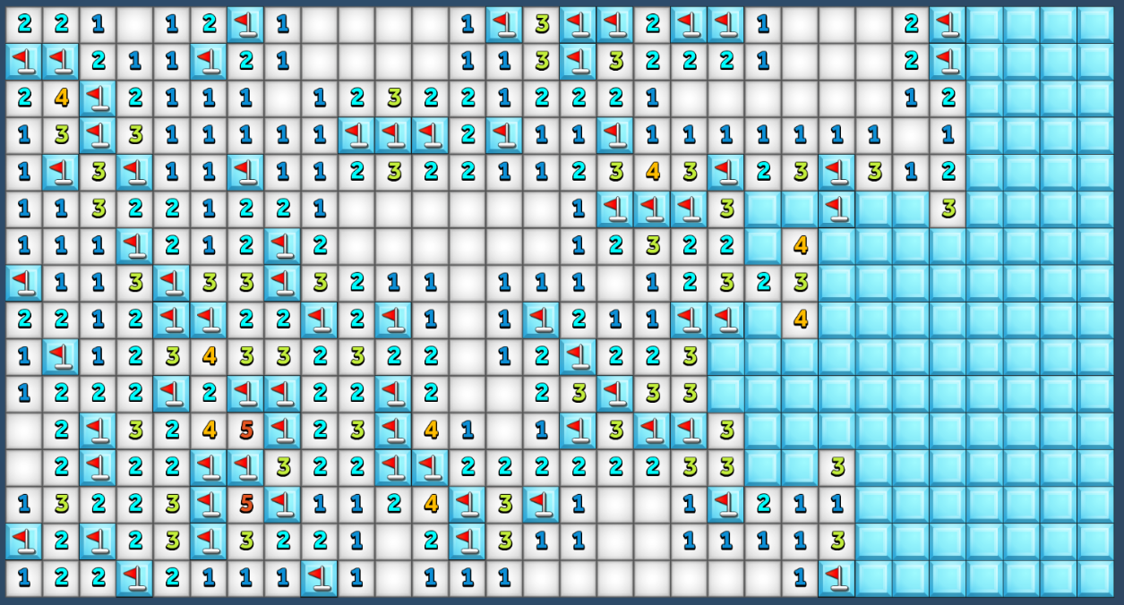 Minesweeper Number Colors