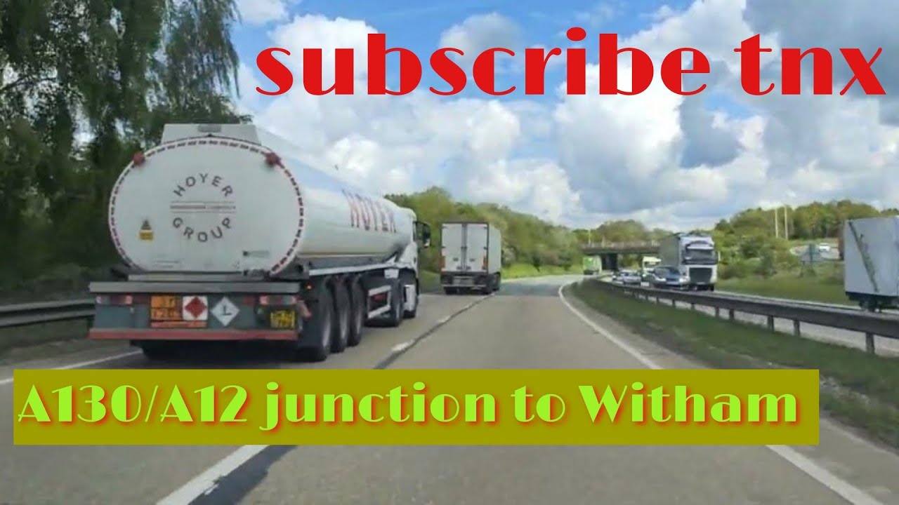 A130/A12 junction to Witham CM8 110523 - YouTube