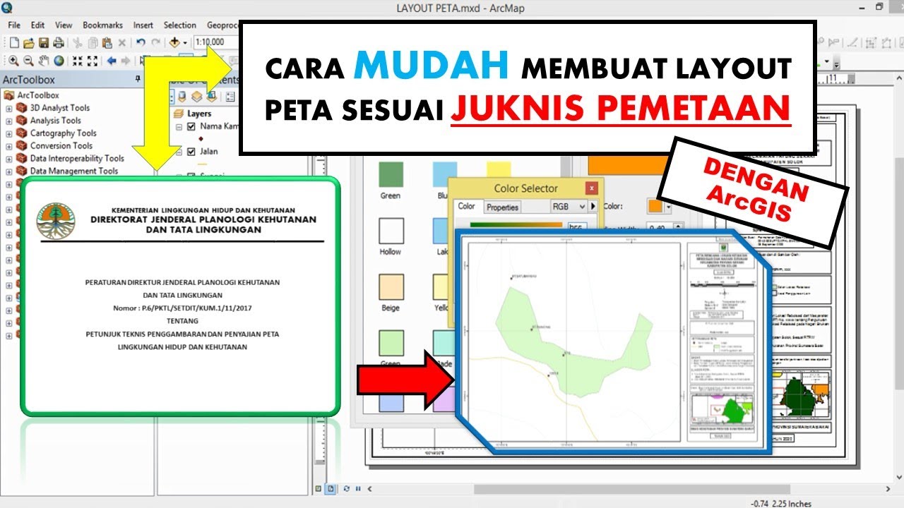 Tutorial Membuat Layout Peta Dan Manfaatnya Dalam Lingkungan Sekitar ...