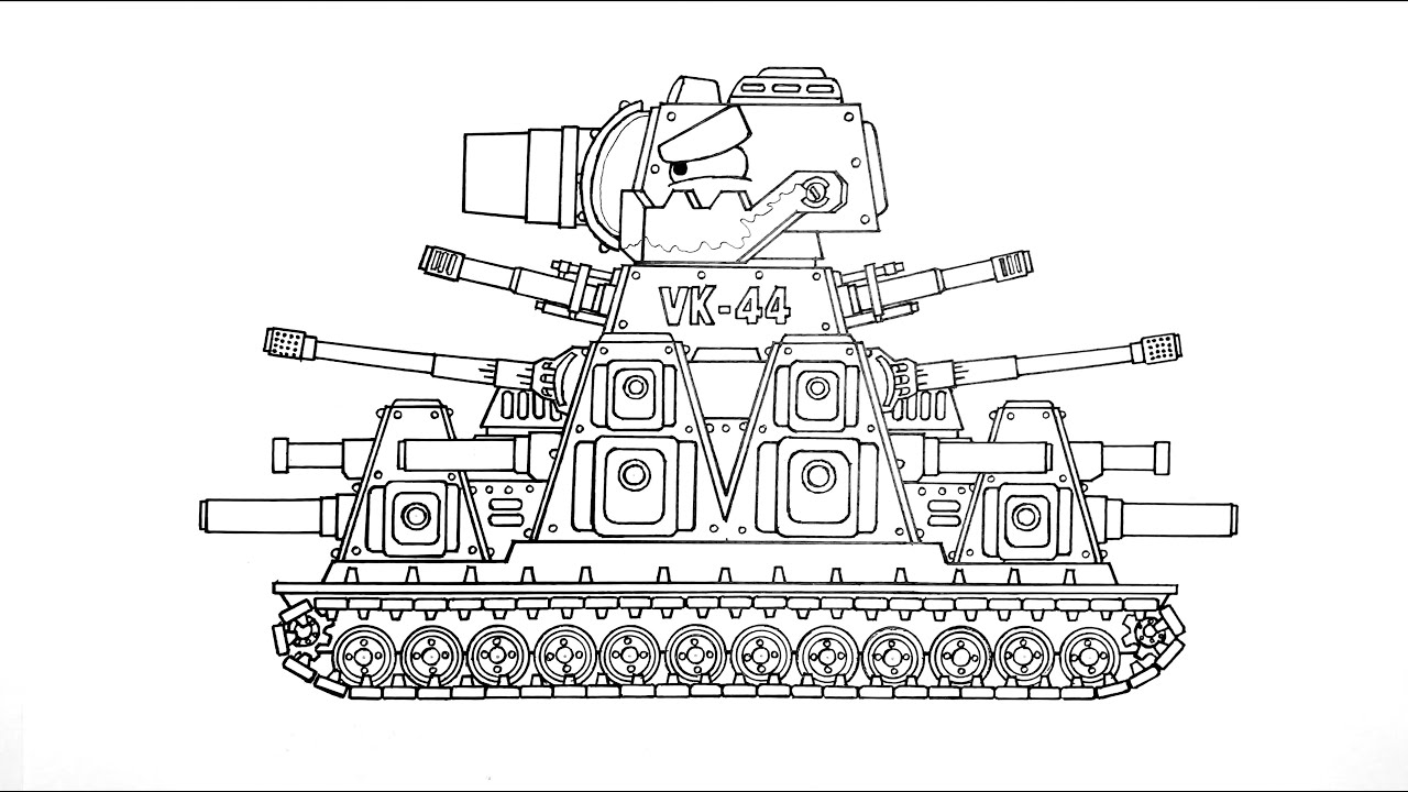 Tank Cartoon Drawing