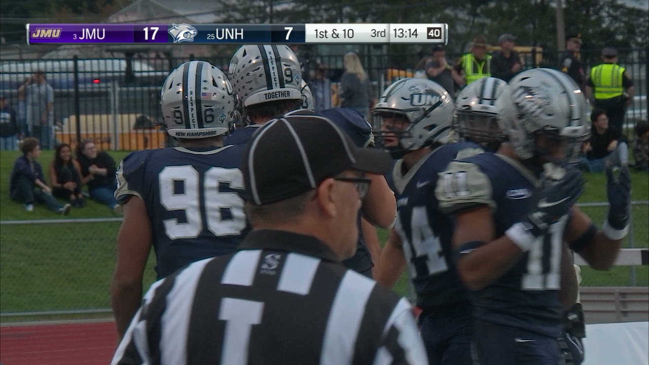 UNH Football vs JMU Highlights (10221) YouTube