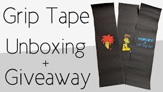 Lm Grip Art - Unboxing Giveaway Custom Grip Tape