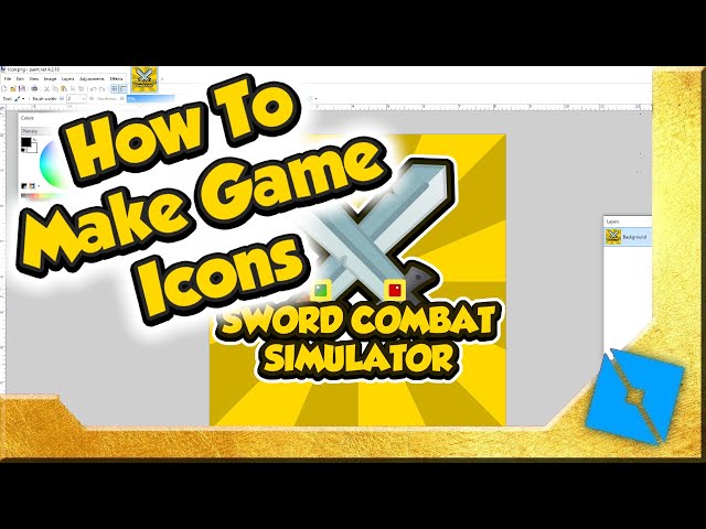 How To Make Icons For Roblox Games - Youtube