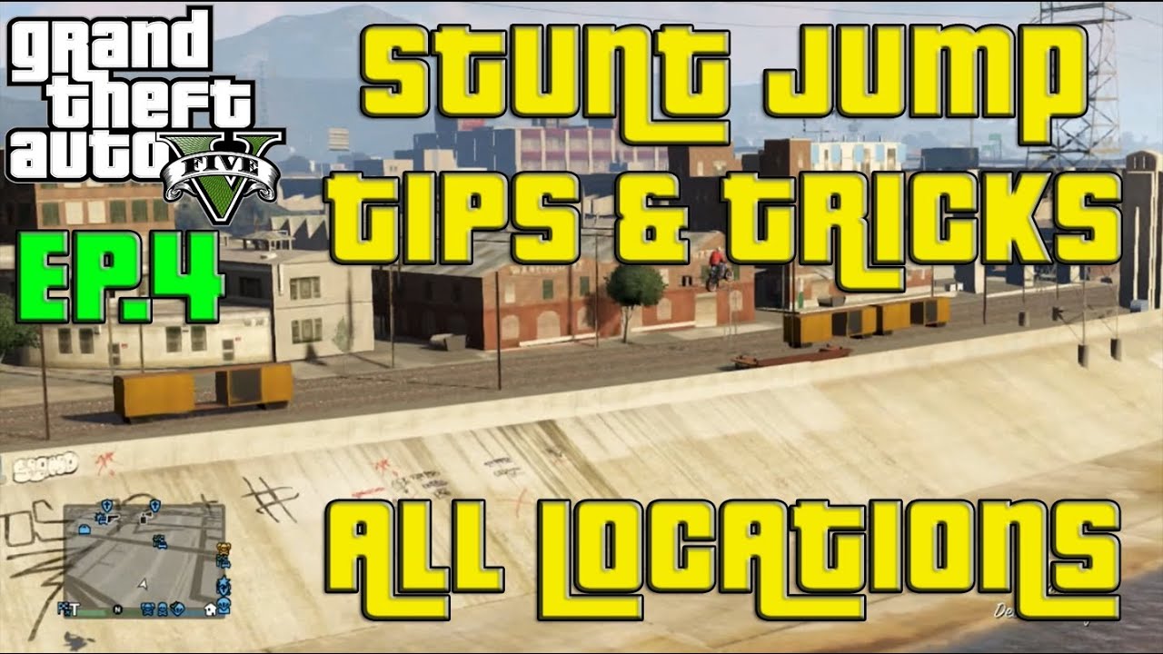 Gta 5 Online All Stunt Jumps GTA V ONLINE: ALL STUNT JUMPS GUIDE! Easily Do All The GTA 5 Monster Jumps! EP.4 (Jumps 16-20