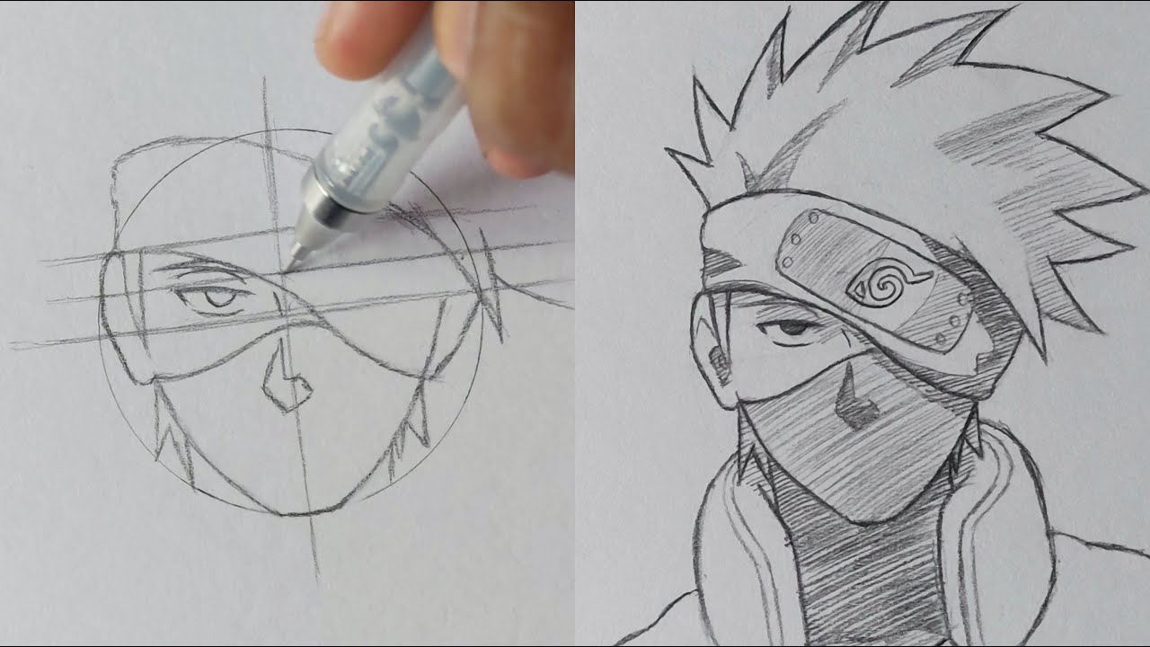 Easy anime drawing  How to draw anime step by step  Easy drawing for  beginners  YouTube