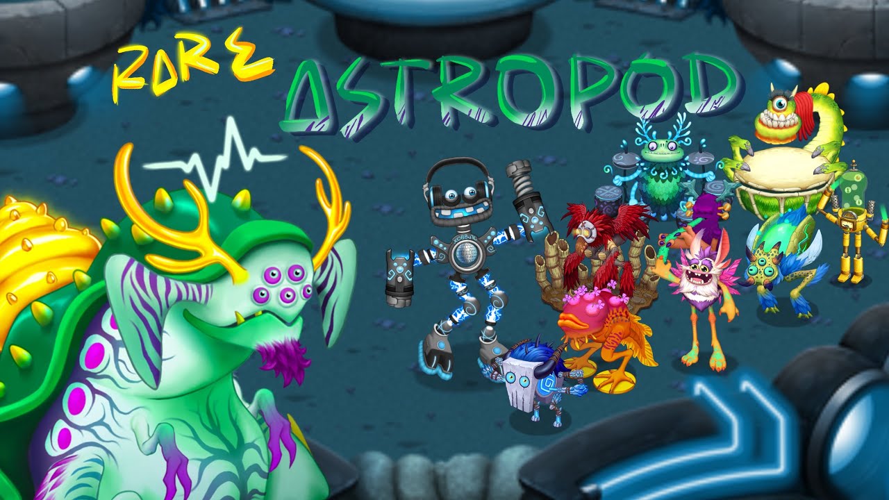 EVOLVING RARE ASTROPOD on WUBLIN ISLAND | my singing monsters | - YouTube