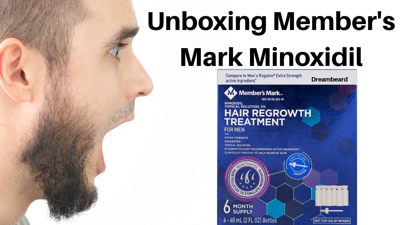 Unboxing Member's Mark Minoxidil 5% - YouTube