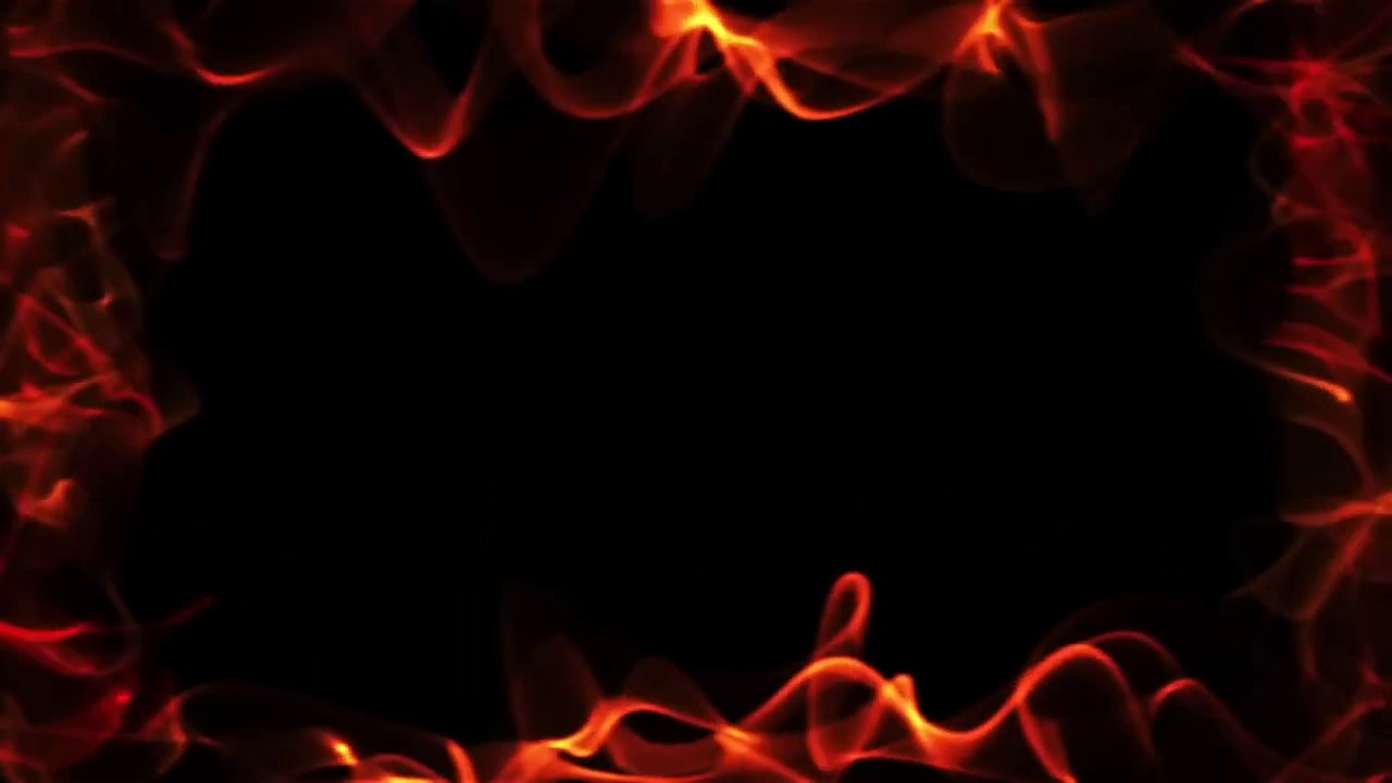 ? Fire Flames Burning Frame Animated VJ Loop Video Background for Edits -  YouTube