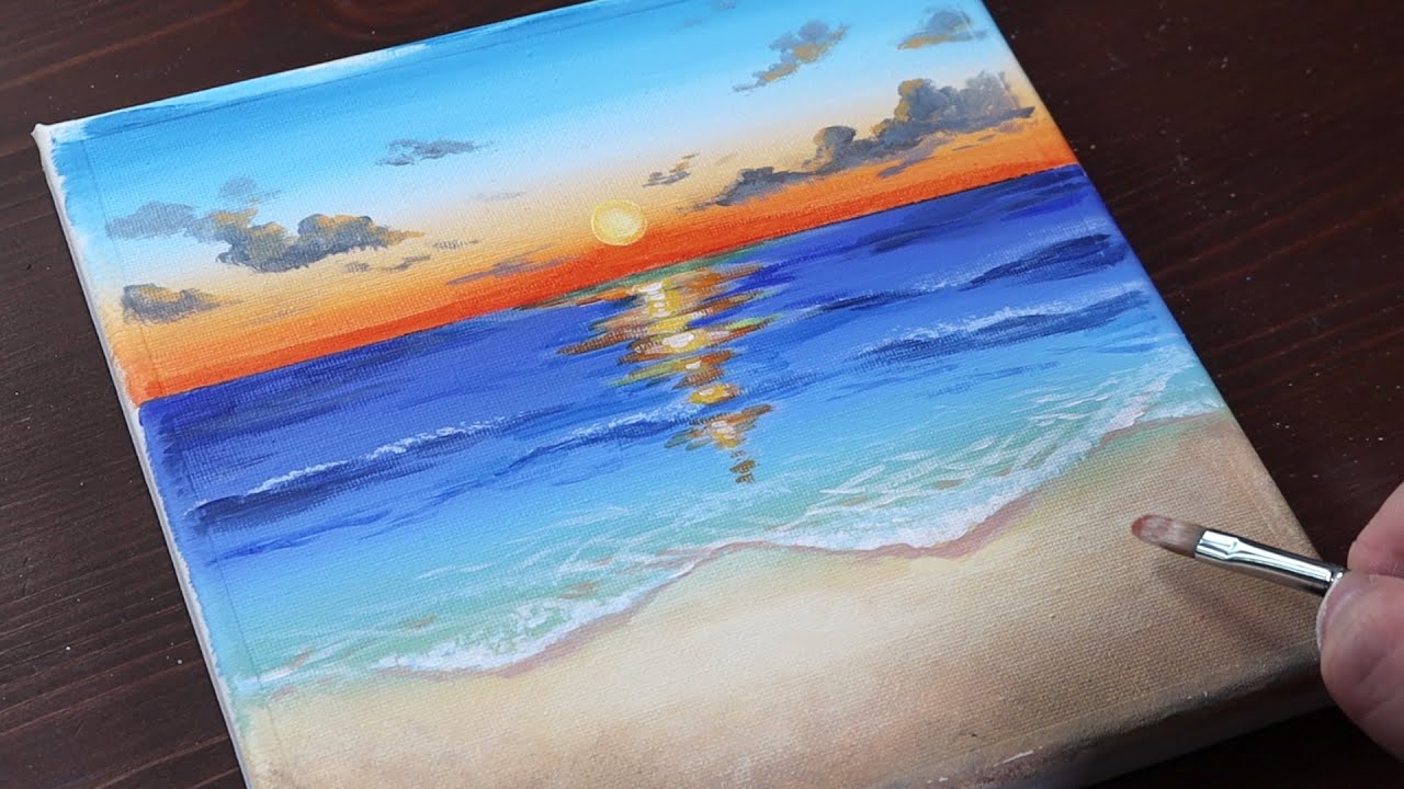 Acrylic Paintings Of Sunrise