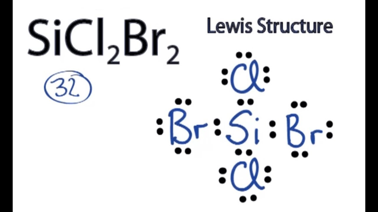 Sicl2br2 Lewis Structure