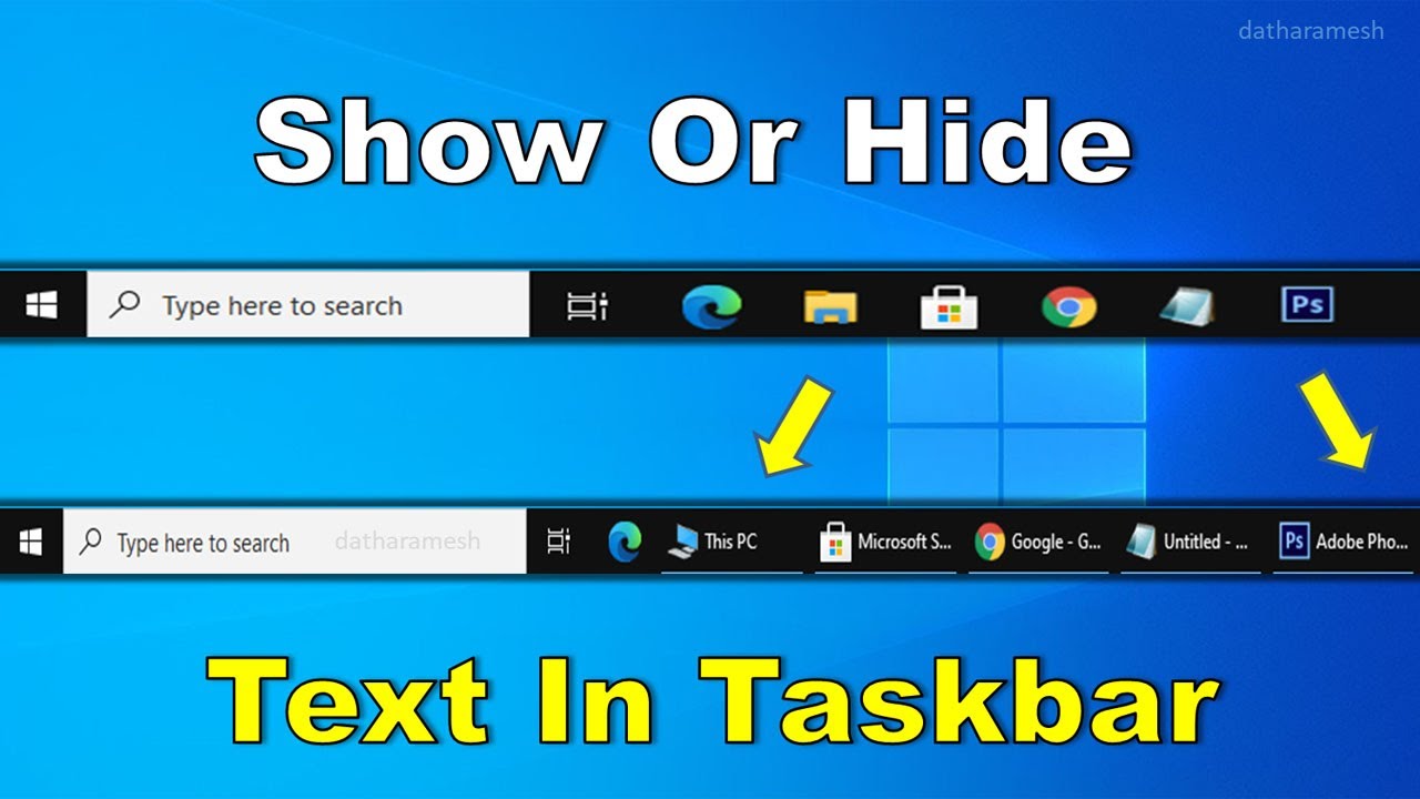 How To Natively Hide Taskbar Icons In Windows 10 - Vrogue