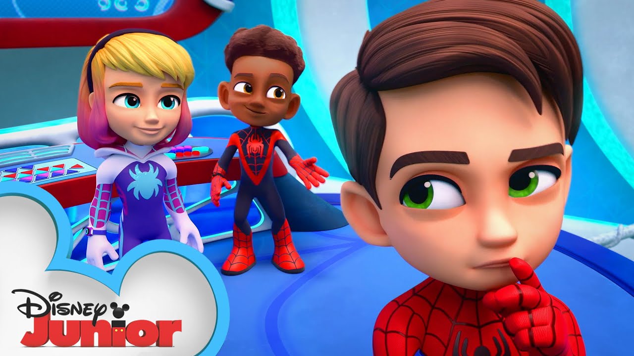 WEB-STER | Marvel's Spidey and His Amazing Friends | @Disney Junior ...