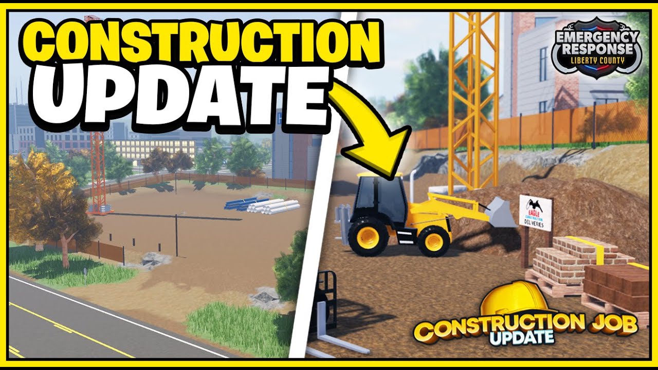 CONSTRUCTION UPDATE! Out now in ERLC...🚧 (Roblox ER:LC) - YouTube