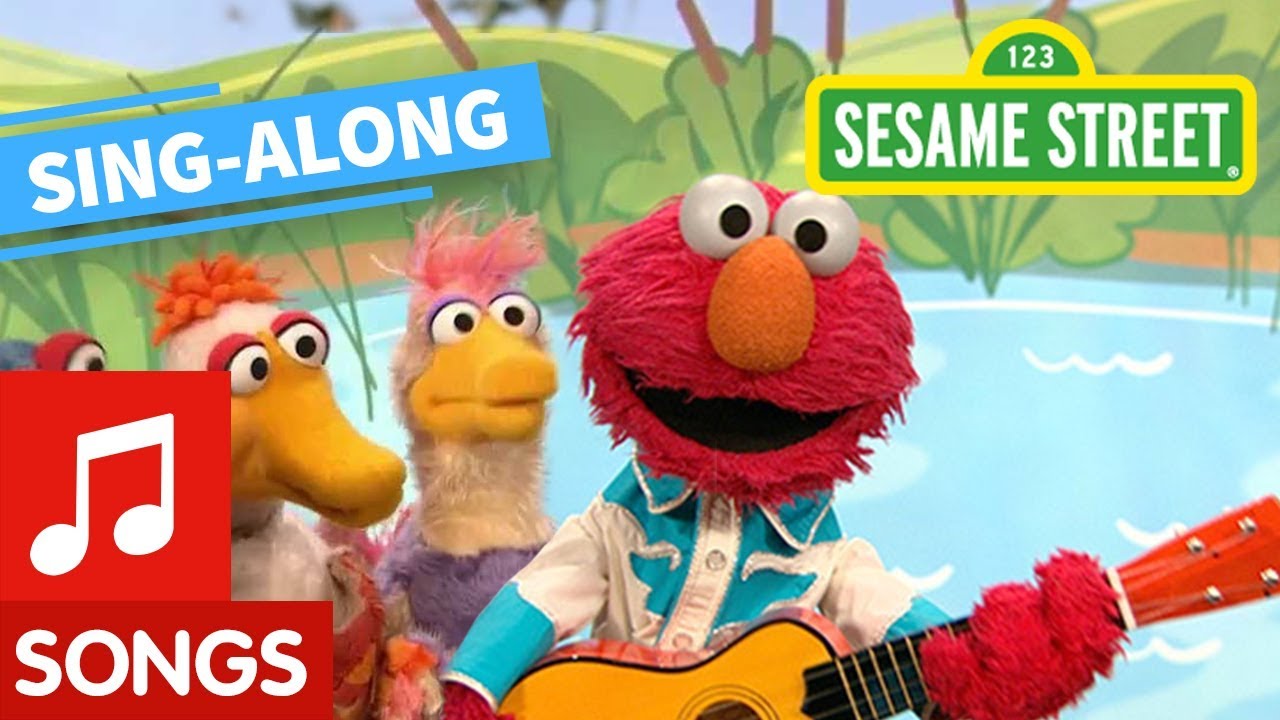 Sesame Street: Elmo's Ducks Lyric Video | Elmo's Sing Along Series - ViDoe