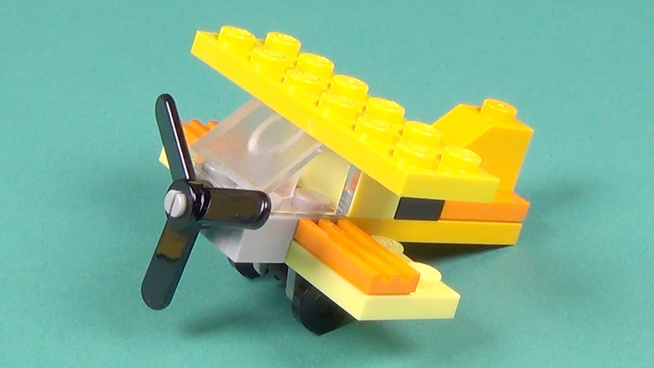 Simple LEGO Plane Tutorial (design 2) | vlr.eng.br