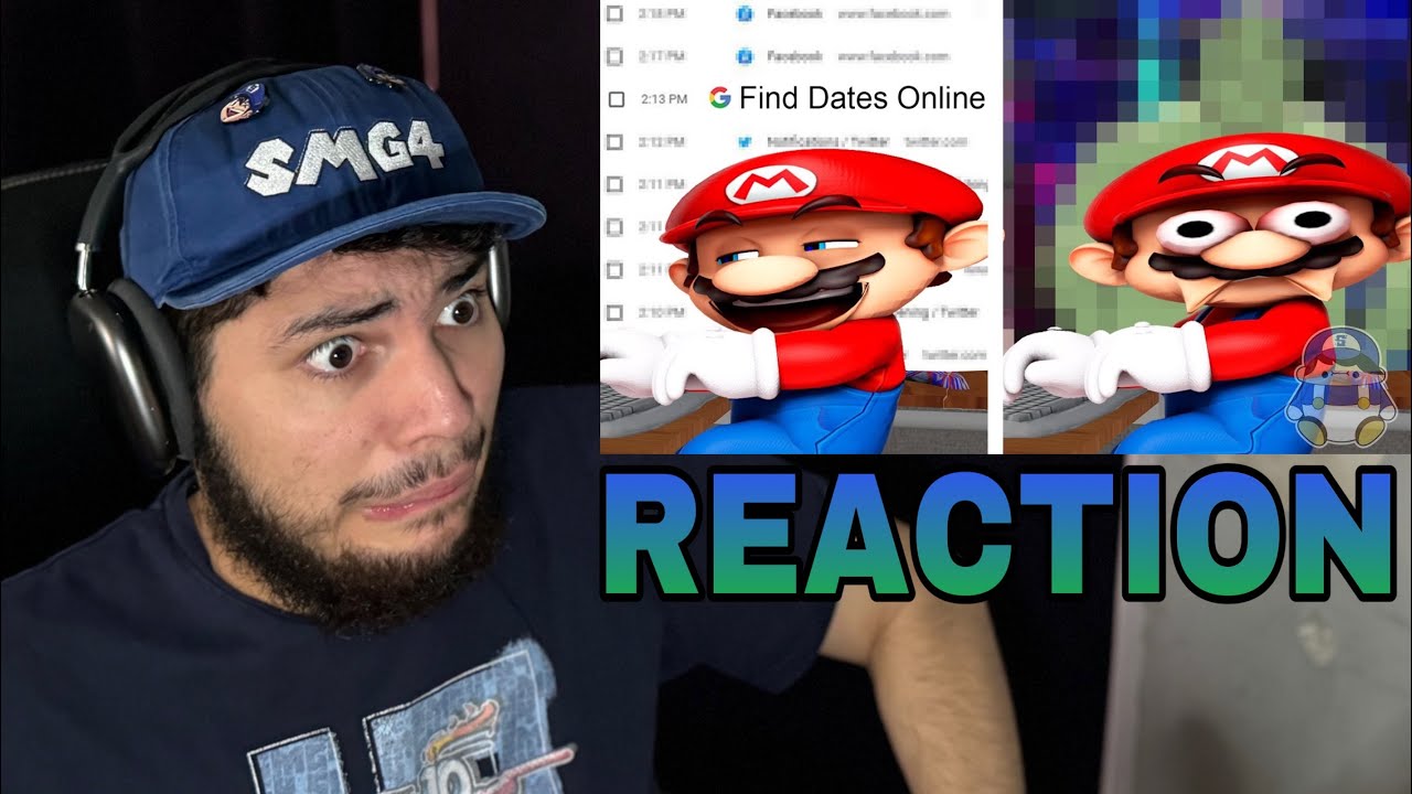 {SMG4} Mario Reacts To SMG4's Browser History [Reaction] 