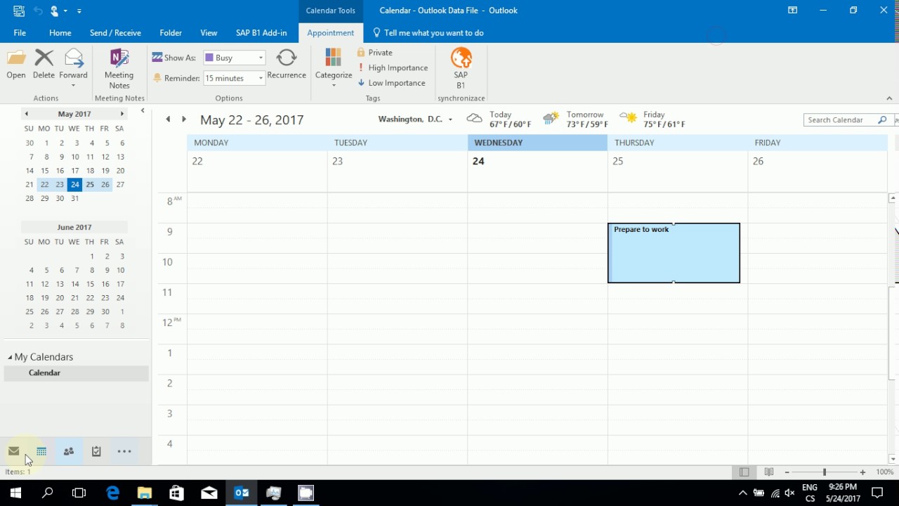 Outlook task tracker - vsenashville