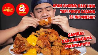 Kepedesan Mukbang Dkriuk Ayam Goreng Sambal Cakalang Pinggir Jalan 