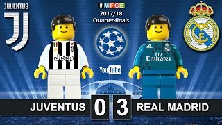 Juventus Vs Real Madrid 0-3 Champions League 2018 0304 Juve Real Goals Highlights Lego Football