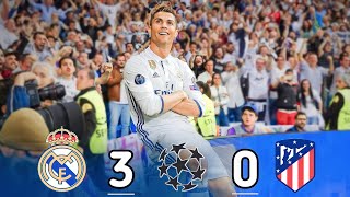 Real Madrid 3-0 Atletico Madrid Eufa Ucl 2017 Hat-Trick Ronaldo Extended Highlights Goals 1080P