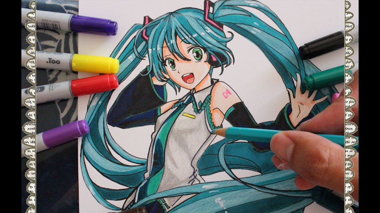 Como Dibujar A Miku Hatsune Paso A Paso Dibujos Para Dibujar - IMAGESEE